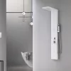Malaga Weißes Hydromassage-Duschpaneel