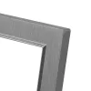 Nova Rahmen zwei horizontal gebürstet grau