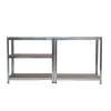 Schwerlastregal 180x90x40 cm 175 kg chrom