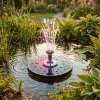 Solarbrunnen mit LED-Beleuchtung 16 cm