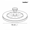 Solarbrunnen mit LED-Beleuchtung 16 cm