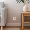 Nova-Steckdose mit USB-Anschluss weiß