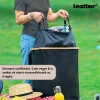 Selektiver Flaschenbehälter mit zwei Fächern 140l schwarz