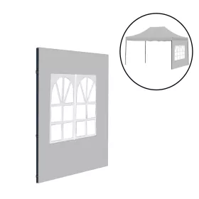 Gartenpavillon mit Fenster Seitenwand Plane 3x4 m