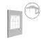 Gartenpavillon mit Fenster Seitenwand Plane 3x4 m