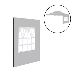 Gartenpavillon mit Fensterseitenwandmarkise 3x4,5 m