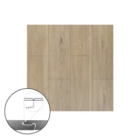 Leziter Kent Eiche Vinyl SPC schwimmender Fußboden