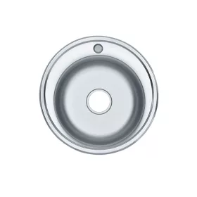 Teur Rundspüle mit Becken aus Edelstahl