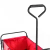 Zusammenklappbarer Garten-Strandwagen rot