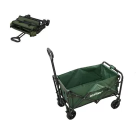 Klappbarer Standard-Gartenstrandwagen grün