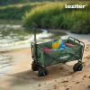 Zusammenklappbarer Premium-Garten-Strandwagen grün