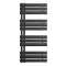 Solaro Design Handtuchheizkörper 1200 x 500 mm, schwarz