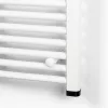 Gebogener Handtuchheizkörper 1400 x 600 mm, weiß