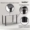 Karin 4+1 Esstisch-Set schwarz-beige