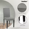 Karin 4+1 Esstisch-Set schwarz-grau