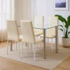 Nolen 4+1 Esstisch-Set beige