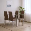 Nolen 4+1 Esstischset braun