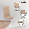 Denton 4+1 Esstisch-Set beige-grau