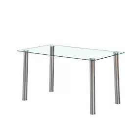 Berna 140 cm quadratischer Esstisch aus Glas