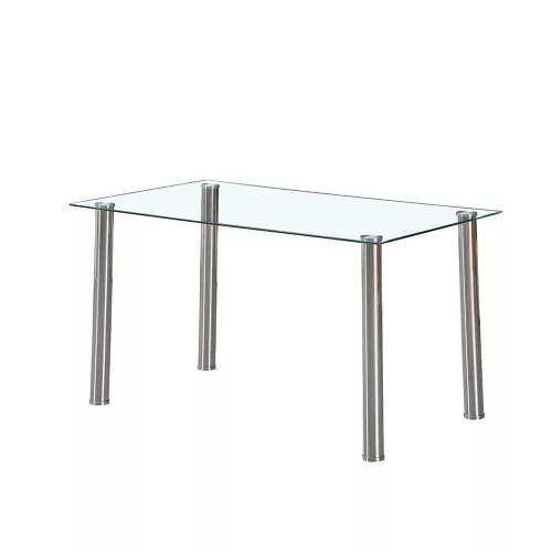 Berna 140 cm quadratischer Esstisch aus Glas
