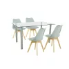 Midori 4+1 Esstisch-Set grau