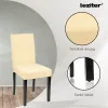 Cadiz 4+1 Esstisch-Set weiß-beige
