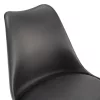 Nuvia 6+1 Esstisch-Set weiß-schwarz