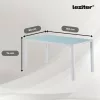 Liana 4+1 Esstisch-Set weiß
