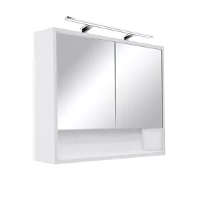 Luna 80 Top Spiegelschrank weiß