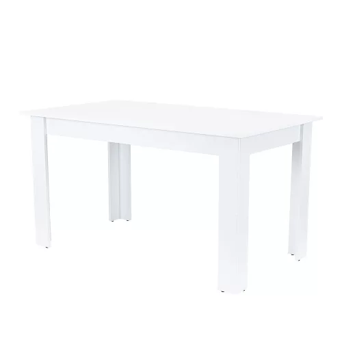 Yorki Standard Esstisch 140x80 cm weiß