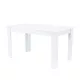 Yorki Standard Esstisch 140x80 cm weiß
