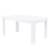 Yorki Standard Esstisch 160x90 cm weiß