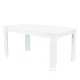 Yorki Standard Esstisch 160x90 cm weiß