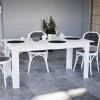 Yorki Standard Esstisch 160x90 cm weiß