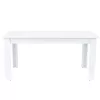 Yorki Standard Esstisch 160x90 cm weiß