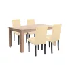 Leon 4+1 Esszimmergarnitur sonoma Eiche-beige