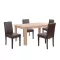 Leon 4+1 Esszimmergarnitur sonoma eiche-braun