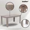 Leon 4+1 esstisch set york eiche grau