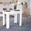 Yorki Standard Esstisch 86x60 cm weiß