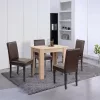 Leon 4+1 Esszimmergarnitur sonoma eiche-braun