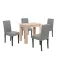 Leon 4+1 Esstischgarnitur Sonoma Eiche grau