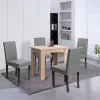 Leon 4+1 Esstischgarnitur Sonoma Eiche grau