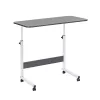 Höhenverstellbarer Laptoptisch 80x40 cm schwarz