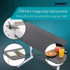 Höhenverstellbarer Laptoptisch 80x40 cm weiß
