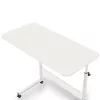 Höhenverstellbarer Laptoptisch 80x40 cm weiß
