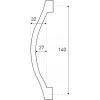 LZF-02 Handgriff für Duschabtrennung