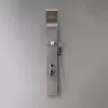 Alegro Silver Hydromassage-Duschpaneel, Edelstahl
