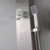 Alegro Silver Hydromassage-Duschpaneel, Edelstahl