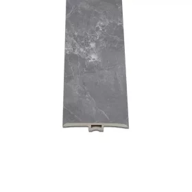   Vinyl SPC Bodenfliese Ersatz Fjord Marmormuster dunkelgrau 2400x45x6 mm