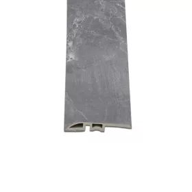   Vinyl SPC Bodenausgleich Fjord Marmormuster dunkelgrau 2400x45x8 mm